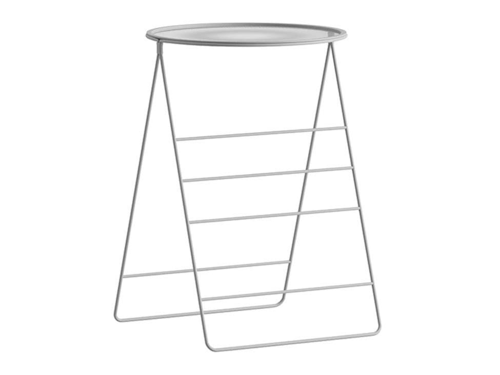 Высокий окрашенный металлический журнальный столик с подносом Ersa HI ARCH-00153049 - Вид №6