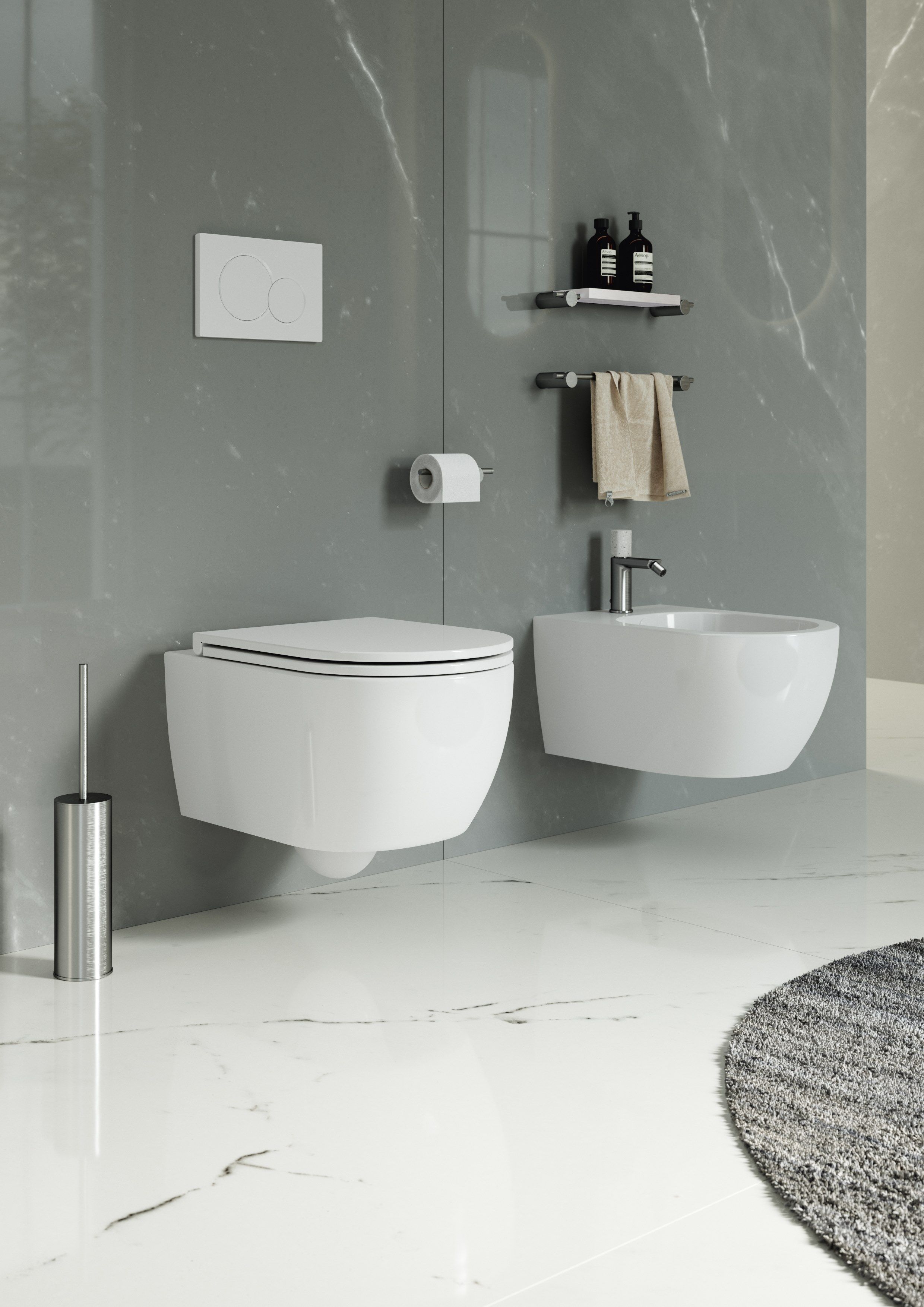 Керамическое подвесное биде GSG Ceramic Design Like ARCH-00133464 - Вид №4