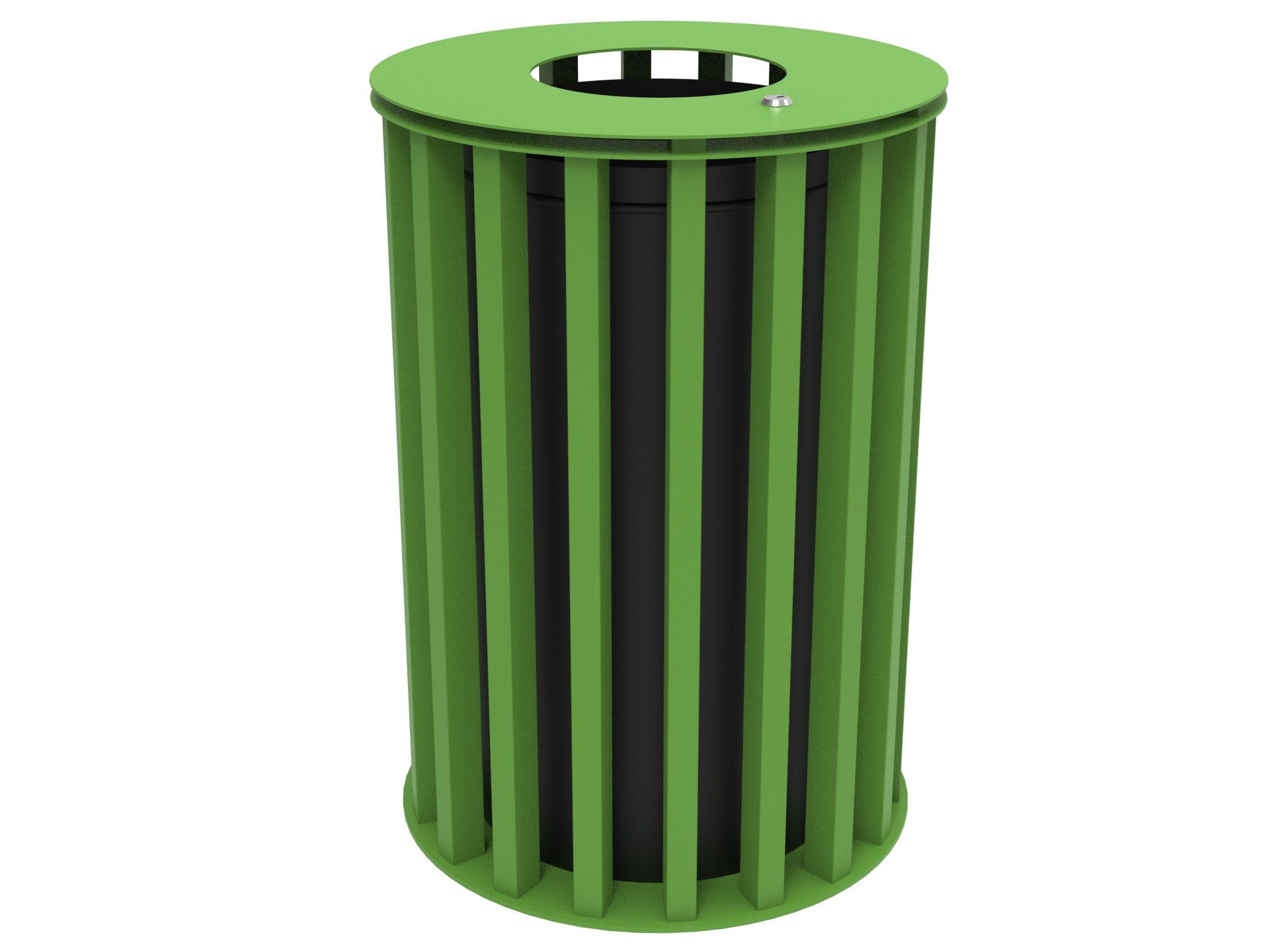 Оцинкованная стальная корзина для мусора с крышкой Lazzari Динамо ARCH-00087800 - Вид №37