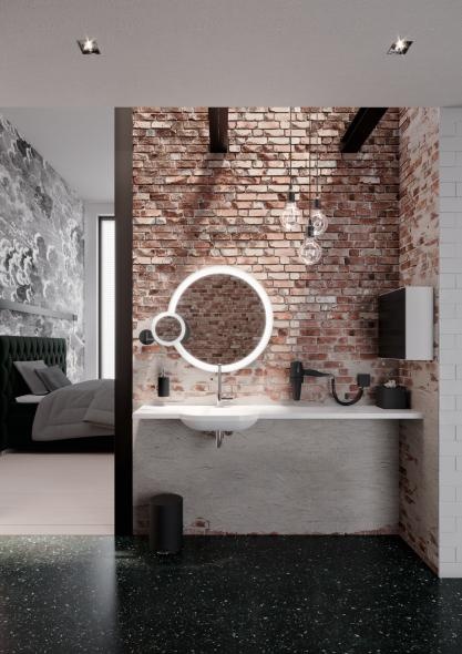 950.01.26001 Косметика с подсветкой HEWI Spiegel  - Вид №2