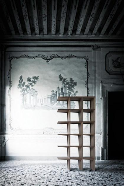 Morelato Открытый двухсторонний книжный шкаф из орехового дерева  Art. 3620/n  - Вид №7