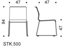 ICF Стул для конференций с откидной крышкой Stick chair sun-id-1501312 - Вид №2