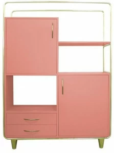 Moanne Лакированный буфет с распашными дверцами с ящиками