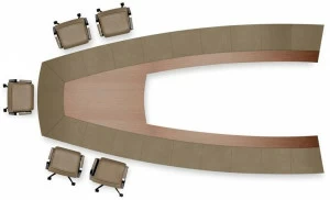 José Martínez Medina Стол для переговоров из дерева Blacktone