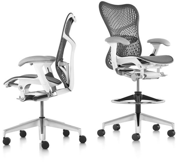 Herman Miller Эргономичное вращающееся офисное кресло из полимера triflex Mirra 2 sun-id-1513131 - Вид №14