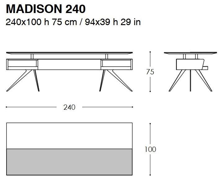 José Martínez Medina Прямоугольный письменный стол из дерева sun-id-1358830 - Вид №6