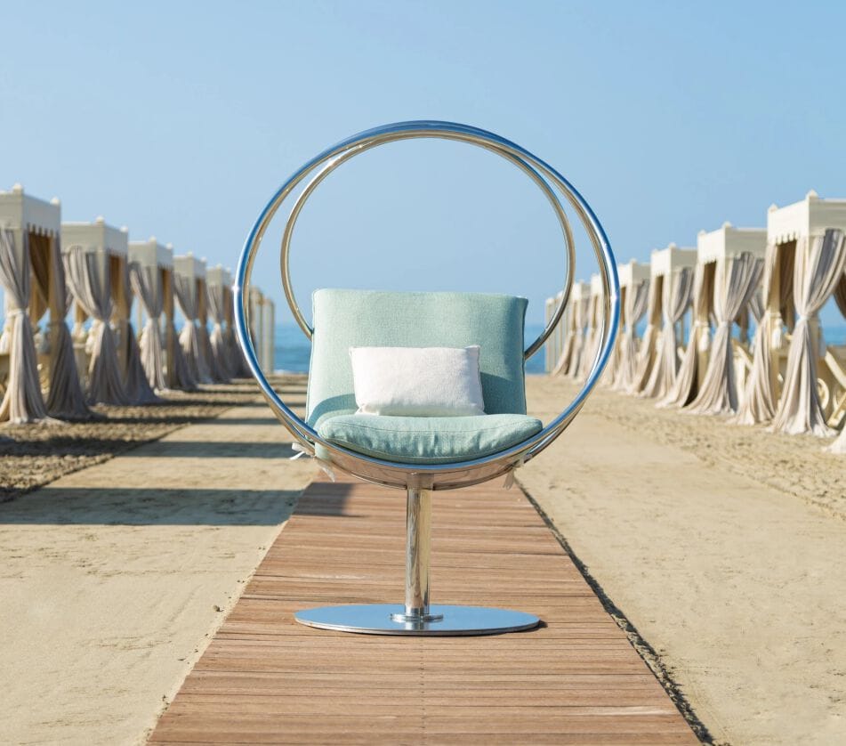 Садовый стул из нержавеющей стали Galbiati Outdoor Alpemare Collection ARCH-00035389 - Вид №3