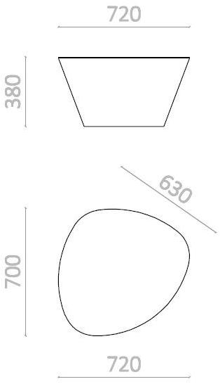 Staygreen Торшер / журнальный столик из крафт-бумаги Stone sun-id-1437768 - Вид №4