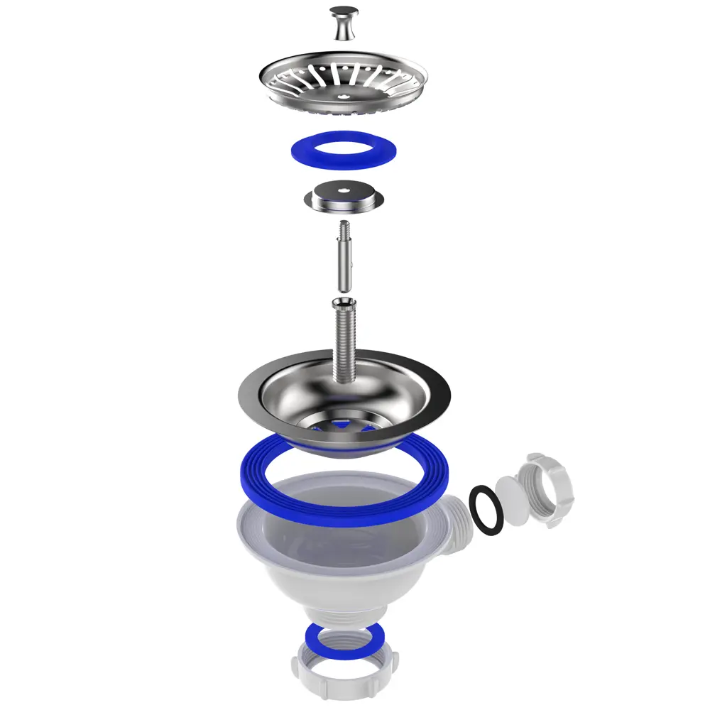 Equation Донный клапан для кухонной мойки с системой click-clack 89209828 STLM-0800271 - Вид №1