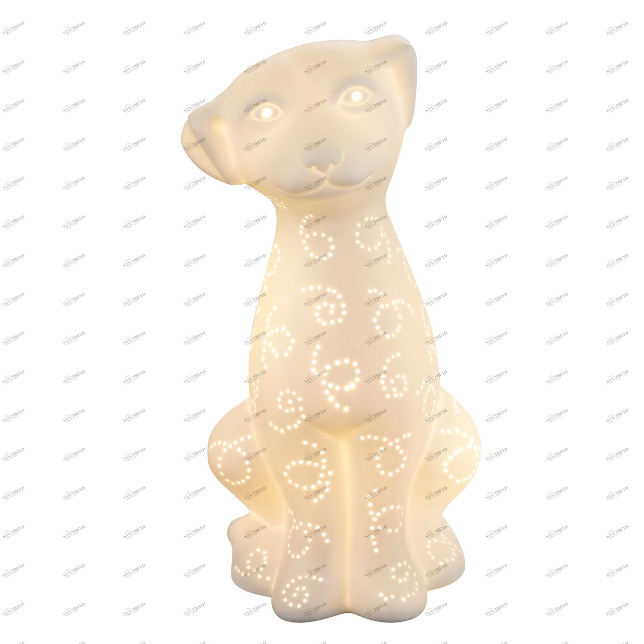 Настольная лампа Globo Chaita 22806 GLOBO ЖИВОТНЫЕ 110748 Белый Ceramica Globo