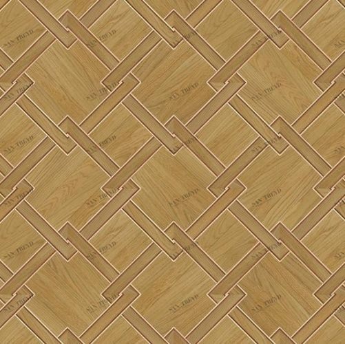 Художественный паркет Da Vinci Щитовой 26-368 Дуб (Гладкая) 500х500 мм 26010368