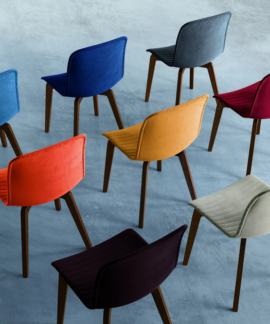 Oliver B. Стул из мягкой ткани Oliver b. casa Vela fabric - Вид №1