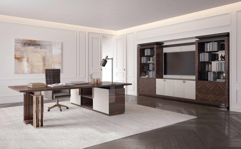 Capital Collection Угловой стол из дерева с ящиками Tycoon sun-id-1380034 - Вид №2