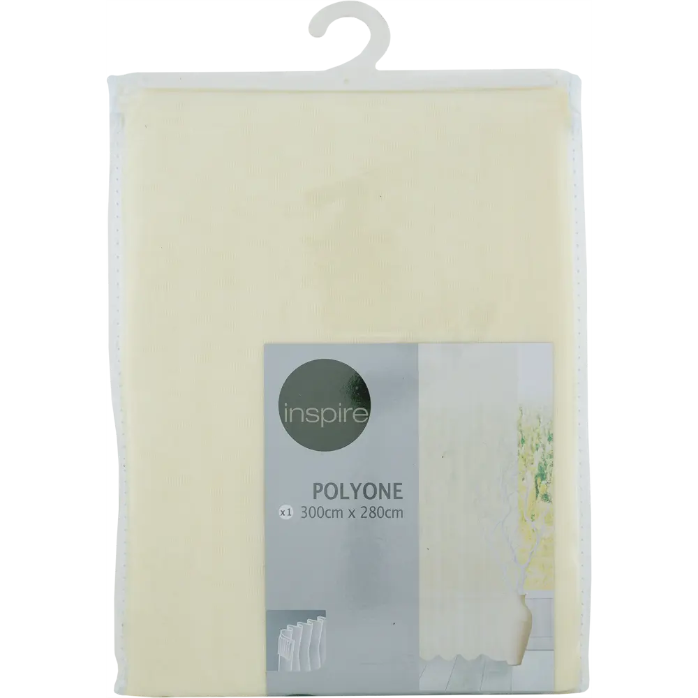 Тюль INSPIRE Polyone Cream 5 с лентой для элегантного интерьера 84855365 STLM-0056165 - Вид №5