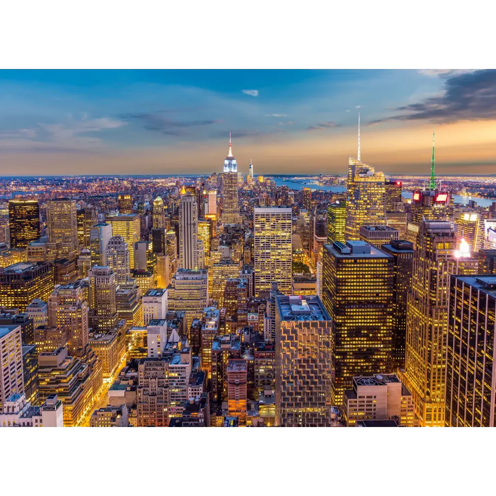 Фотообои бумажные «Закат в Манхэттене» 254х184 см POSTERMARKET STLM-2150394