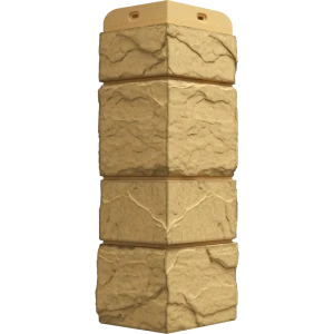 Угол Dacha слоистый камень 406x19.5 мм желтый