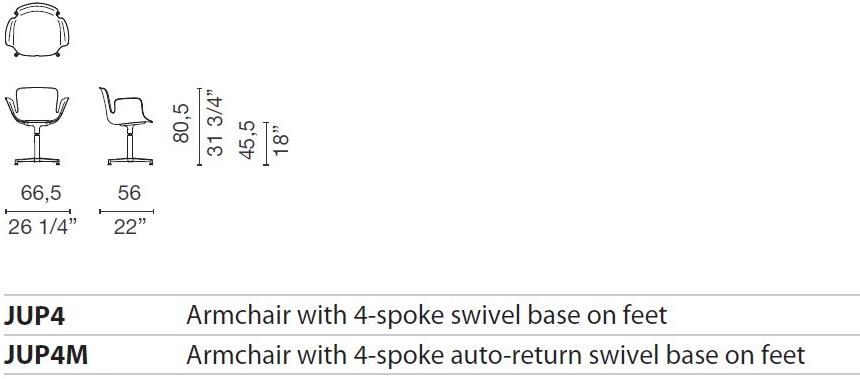 Cappellini Кресло полиэтиленовое с подлокотниками Juli sun-id-1377448 - Вид №30