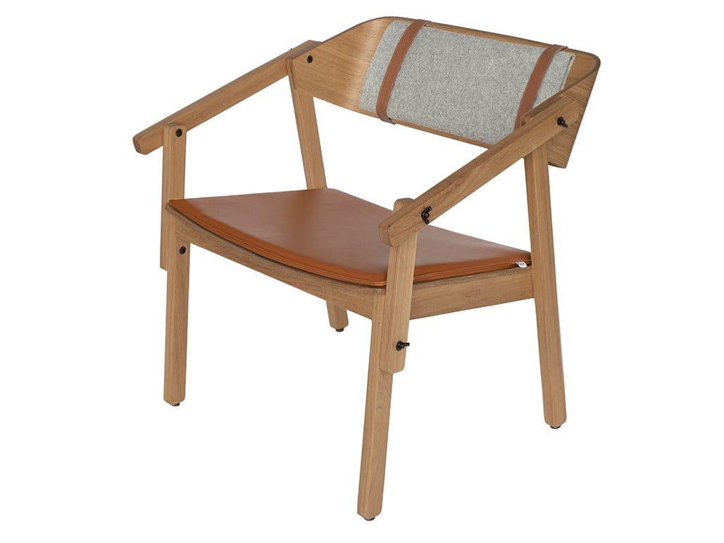 Дубовое кресло с мягким сиденьем Askia Atelier Lounge ARCH-00037318 - Вид №1