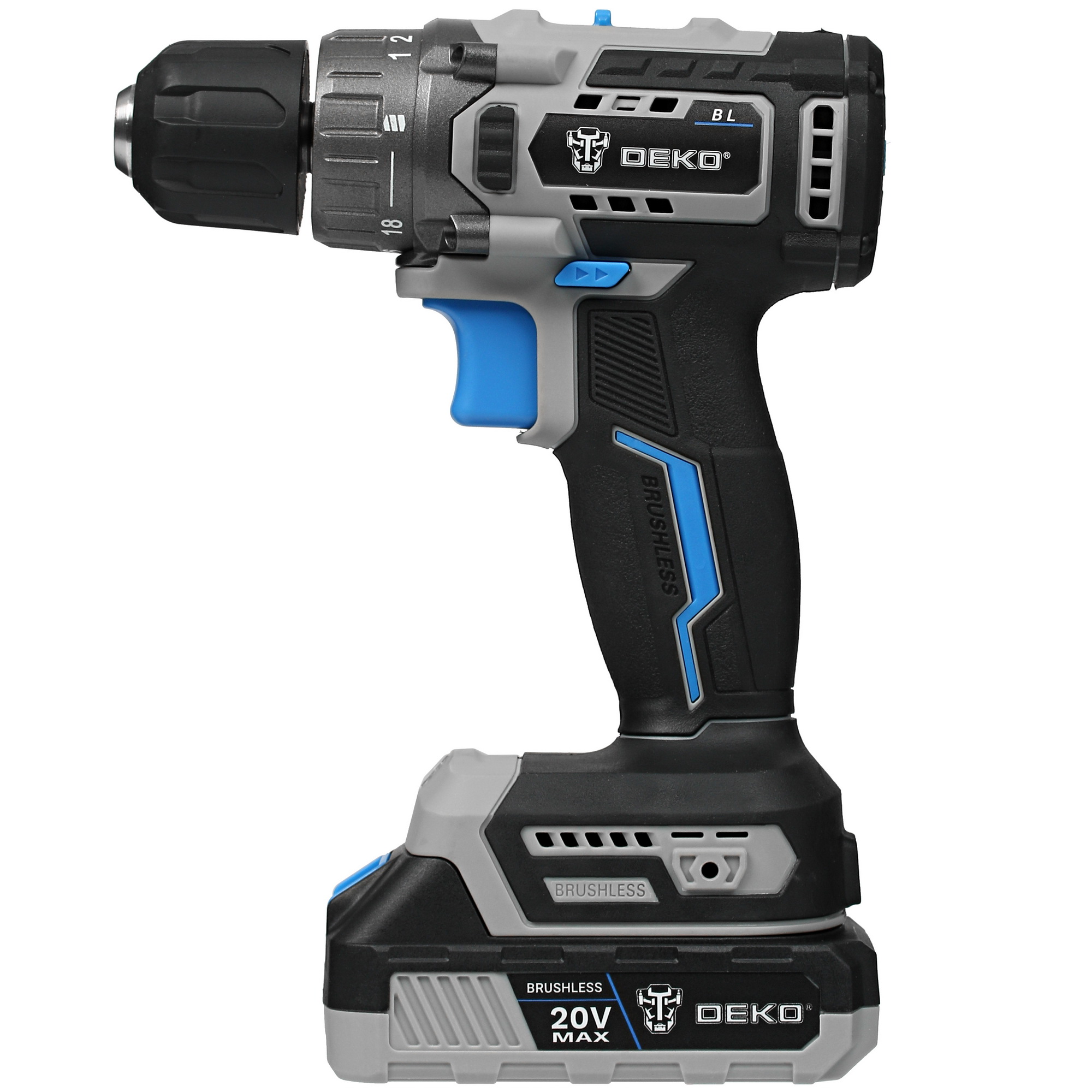 Дрель-шуруповерт DEKO Sharker 20V MAX 20V 5355767 STDN-0021192