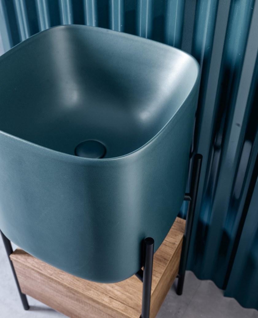 5503 Накладная раковина на столешницу  овальная Scarabeo Ceramiche Moon - Вид №2