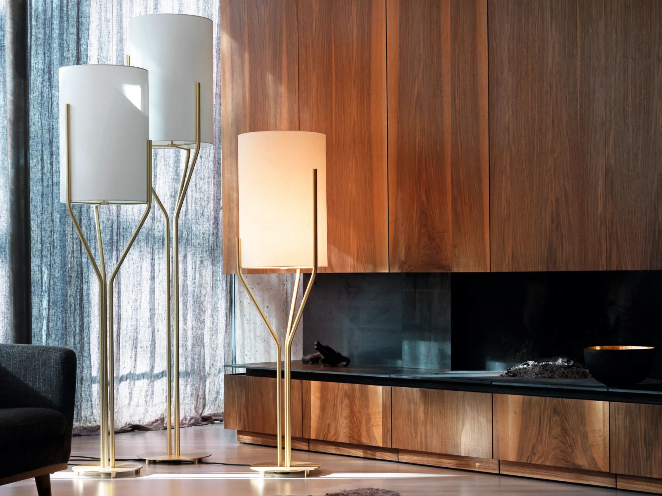 Латунь светодиодный торшер CVL Luminaires Arborescence ARCH-00003331 - Вид №2