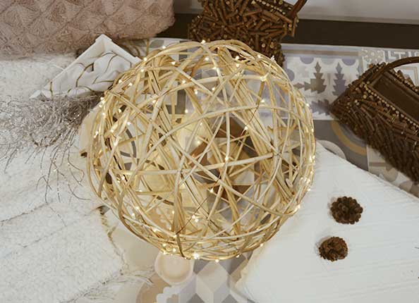 NC160 Плетеный шар Dekoraniaevents Navidad 