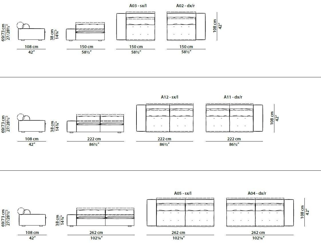 BAXTER Кожаный диван Miami sun-id-1384615 - Вид №11