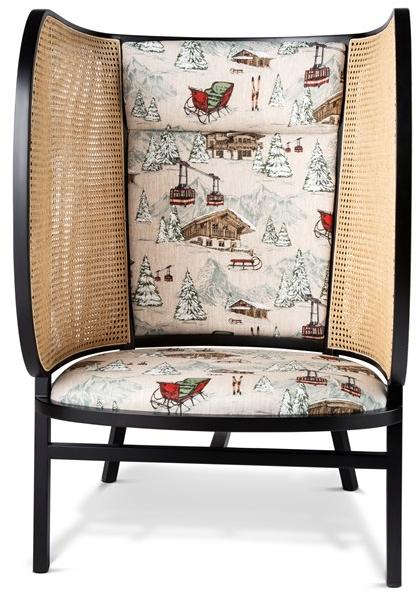 Wiener GTV Design Кресло из бука с высокой спинкой Hideout Plhidetes  - Вид №1