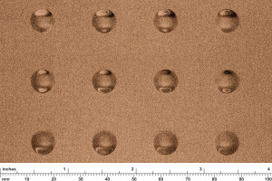 FSRT608 Плавленая бронза с отделкой из песчаника в виде кругового оттиска Forms-surfaces