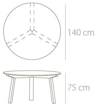 Punt Стол из массива дерева sun-id-1491236 - Вид №4