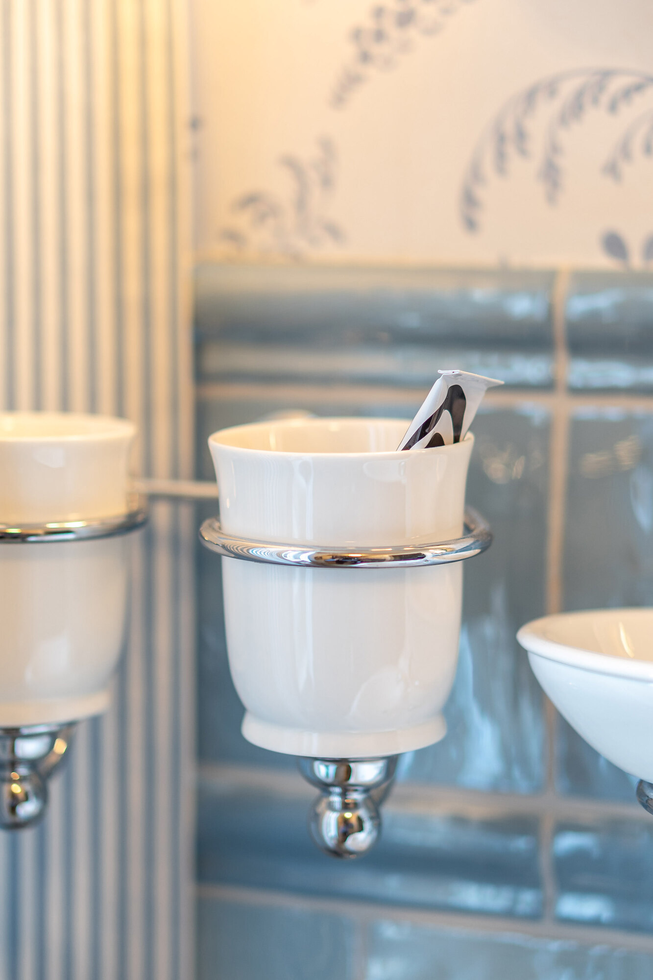 Traditional bathrooms Стакан для зубных щеток из фарфора P&R Pr6926.bn  - Вид №3