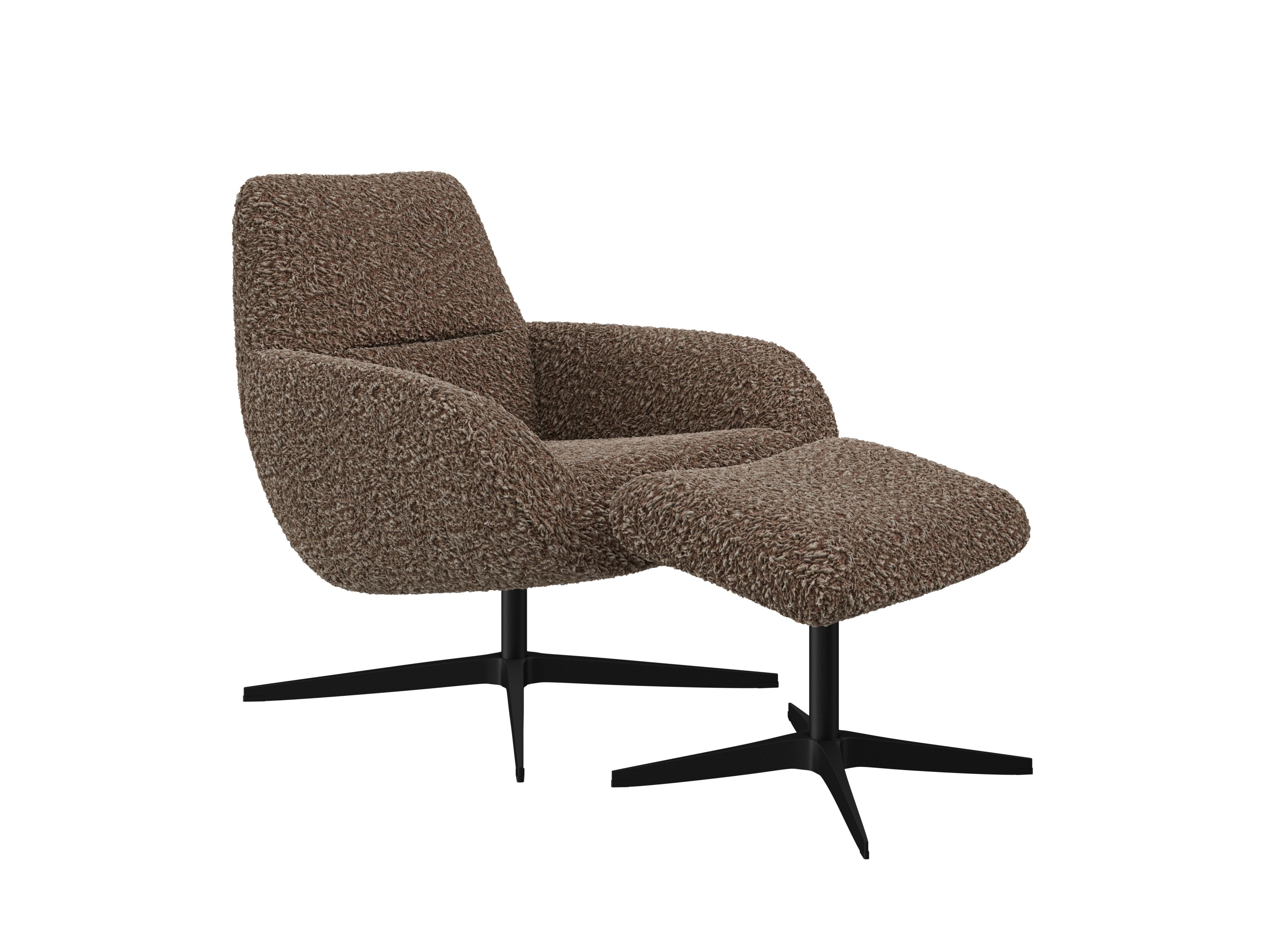 Тканевое кресло с подставкой для ног DÔME DECO Awaken ARCH-00039329 - Вид №4