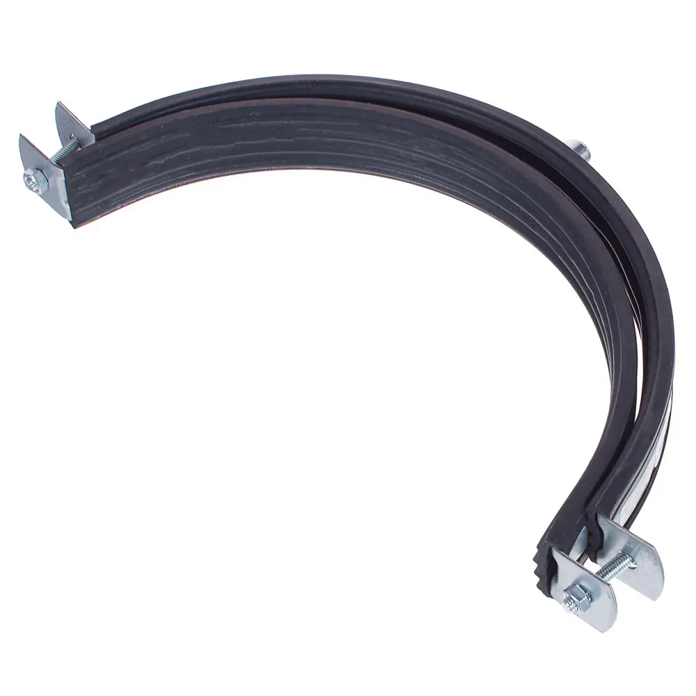 Хомут с резиновой прокладкой и пресс-гайкой М8, 202 мм ПЕТРОТЕХ STLM-2044892