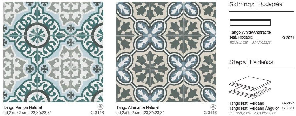 Aparici Керамогранит с эффектом энкаустики Tango sun-id-1456003 - Вид №6