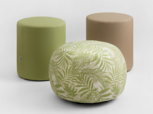 Круглый пуф