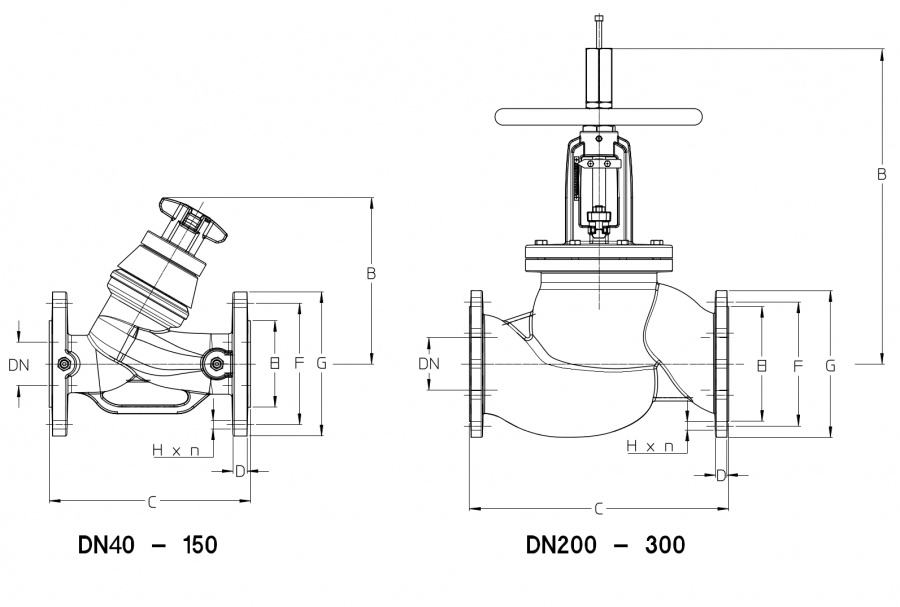 CIMBERIO CIM 3739B 150 Клапан балансировочный ручной CIM 3739В  - Вид №1