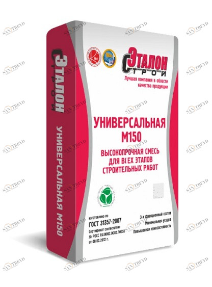 Сухая универсальная смесь М150 Эталон 40кг 13228