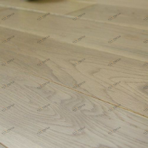 Массивная доска Ashton Анкоридж Дуб Натур (Гладкая) 400-1700х127 мм 1000300017