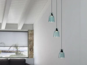 BOVER Подвесной светильник из боросиликатного стекла Drip/drop