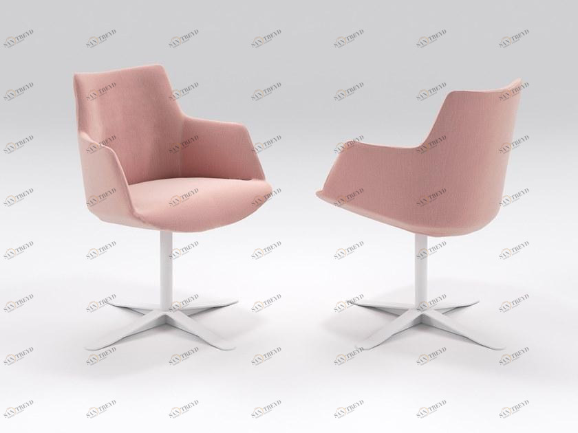 ESTEL GROUP Мягкое кресло на 4 спицы с подлокотниками Divina sun-id-1470736