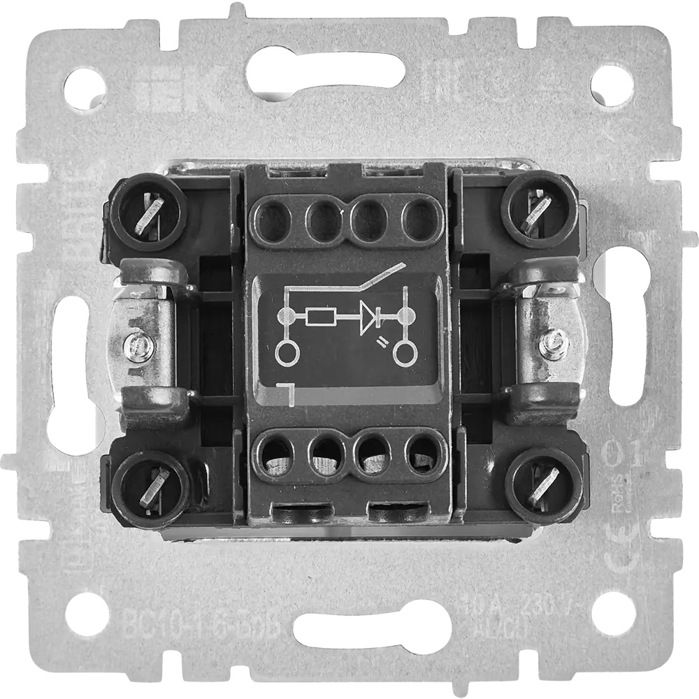 Выключатель IEK Brite с индикатором — минимализм в управлении светом 87761704 STLM-1369102 - Вид №3