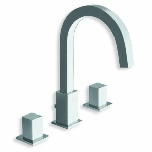 CRIQD205 Смеситель для раковины REGULAR на 3 отверстия со сливным клапаном 1 "1/4 Cristina Rubinetterie