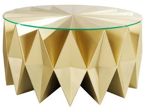 altreforme Низкий круглый журнальный столик из алюминия и стекла Arlecchino sun-id-1467761 - Вид №2