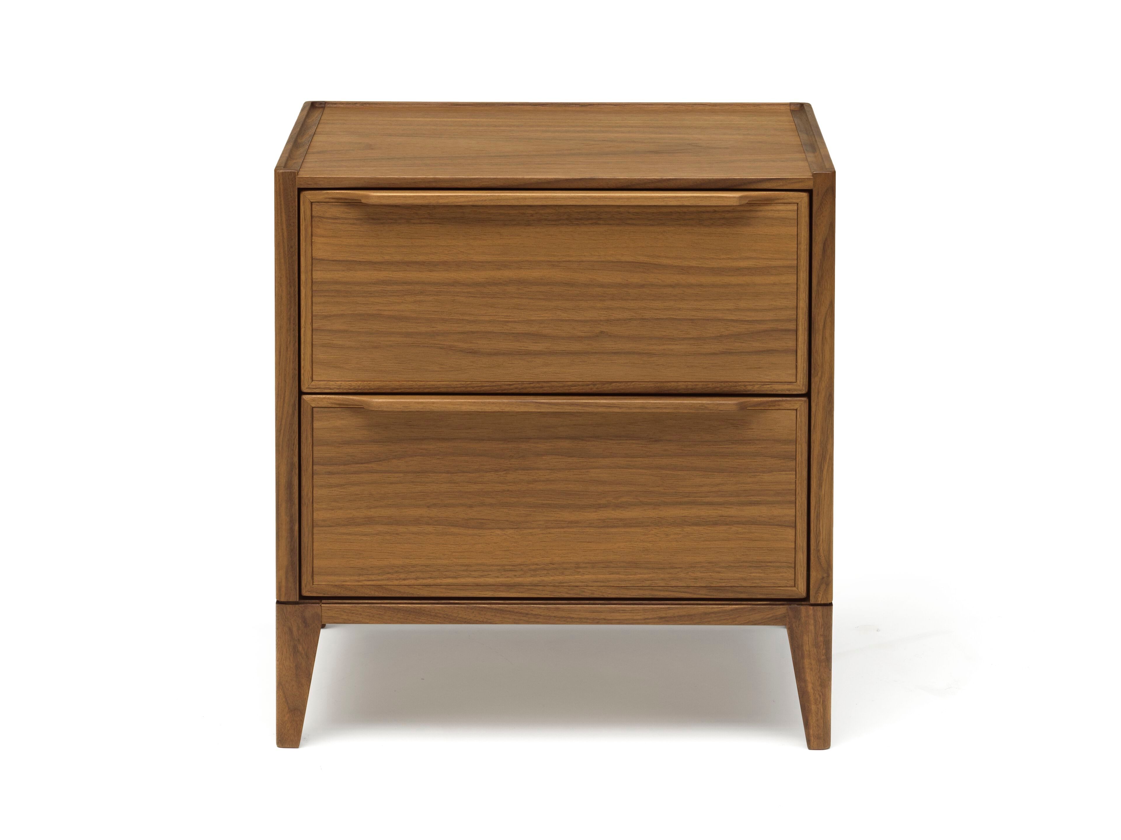 Тумбочка из грецкого ореха с двумя ящиками Arte Brotto ARCH-00092199 - Вид №1