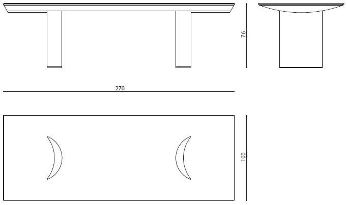 Visionnaire Прямоугольный садовый стол из бетона Freddie sun-id-1433494 - Вид №2
