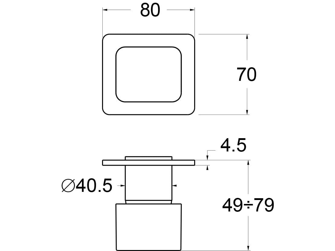 Однорычажный смеситель для душа GUGLIELMI RUBINETTERIE GZero ARCH-00117290 - Вид №2