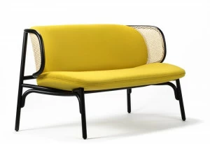 Wiener GTV Design Небольшой диван из венской соломы и гнутого дерева Suzenne