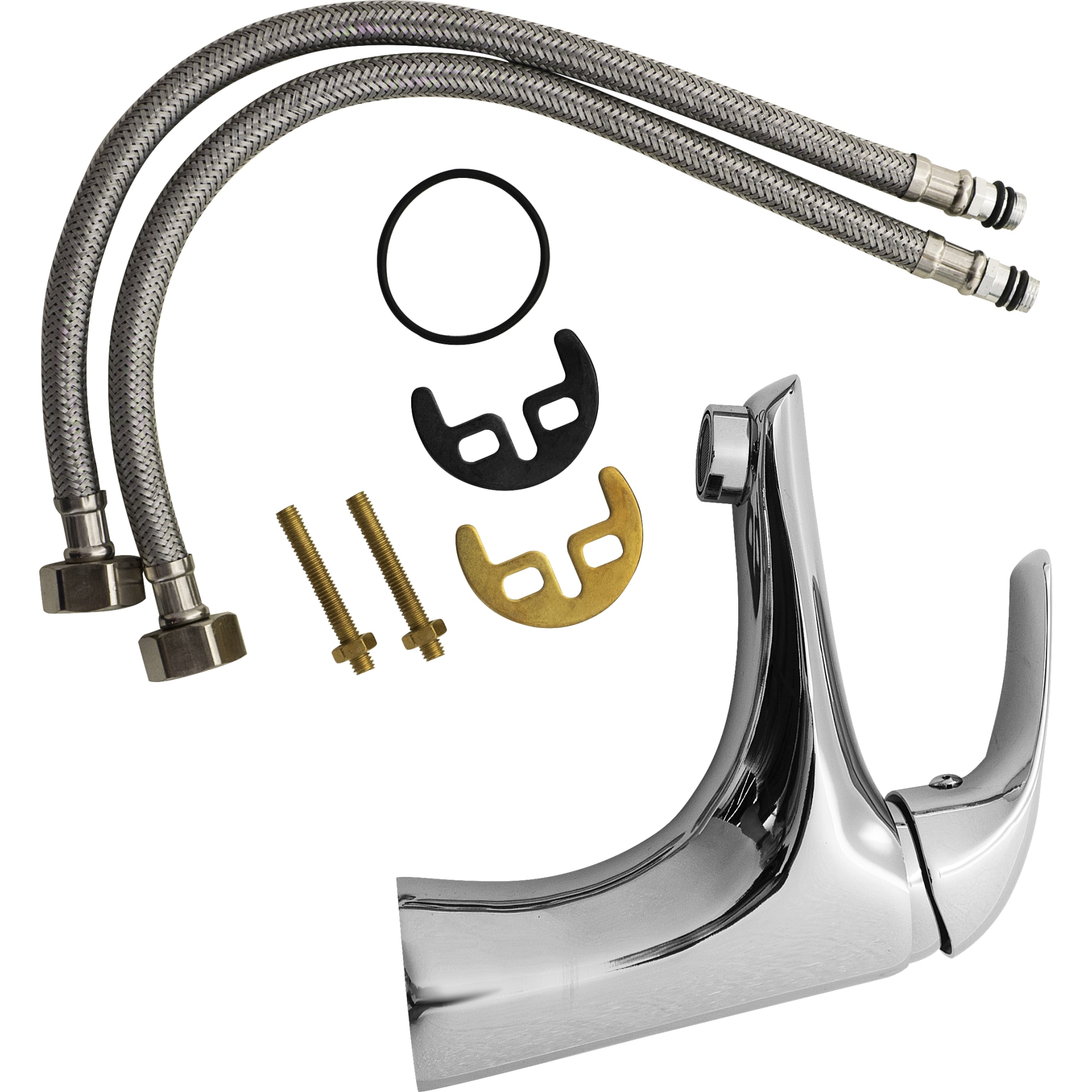 16858298 Смеситель для раковины однорычажный цвет хром MILANO Santreyd - Вид №1