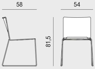 Viganò Приставной стул из ткани Daisy sun-id-1417221 - Вид №5