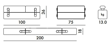 Технические ткани сад Dormeuse Kartell TRIX LIBERTY ARCH-00036431 - Вид №27